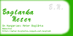 boglarka meter business card